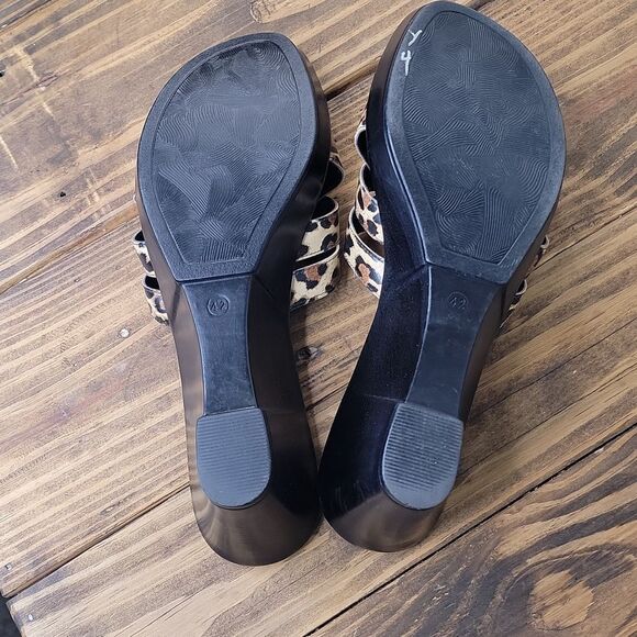 Athena Alexander. Slide Sandals. Size 42. Leopard. Like New - Picture 6 of 9